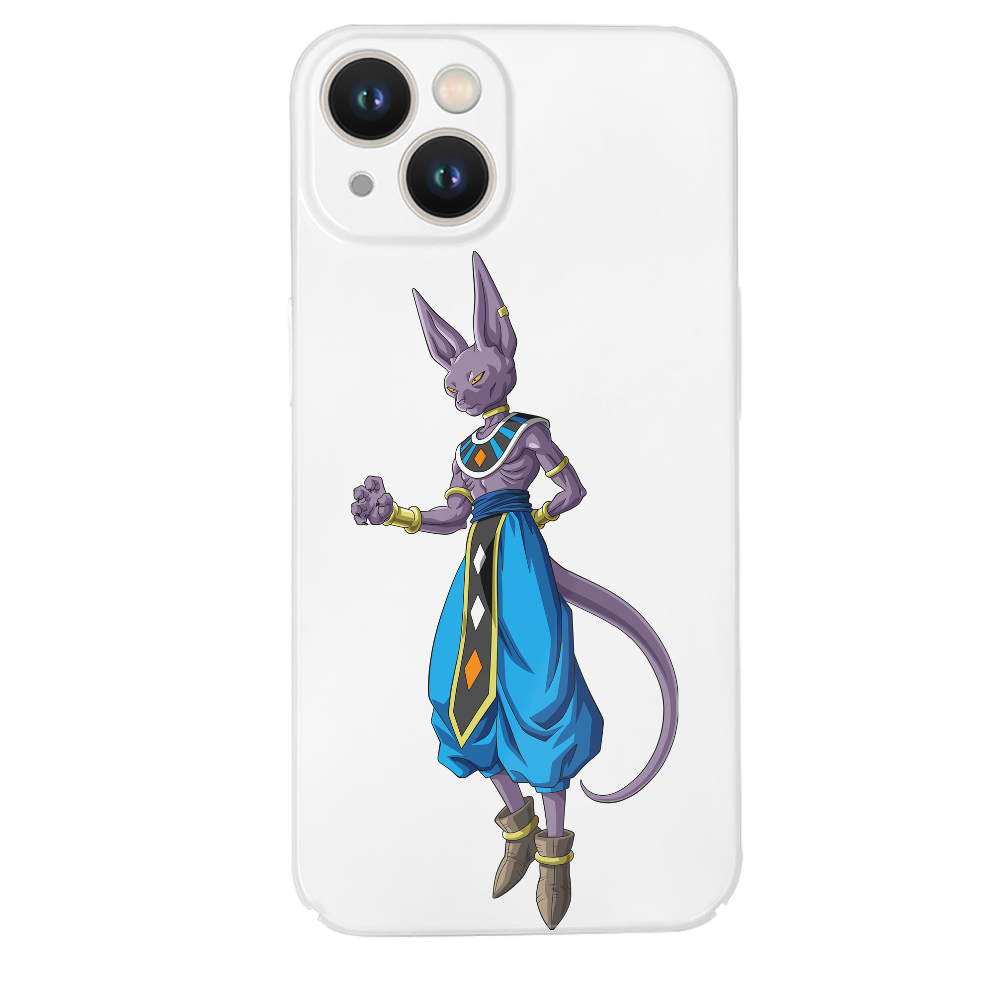 （画像用） ドラゴンボール ビルス 破壊神ビルス DRAGON BALL Beerus Birusu 【iPhone 14シリーズ対応】ハードケース